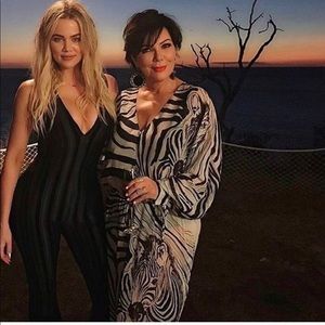 House of CB velvet striped JUMPSUIT.